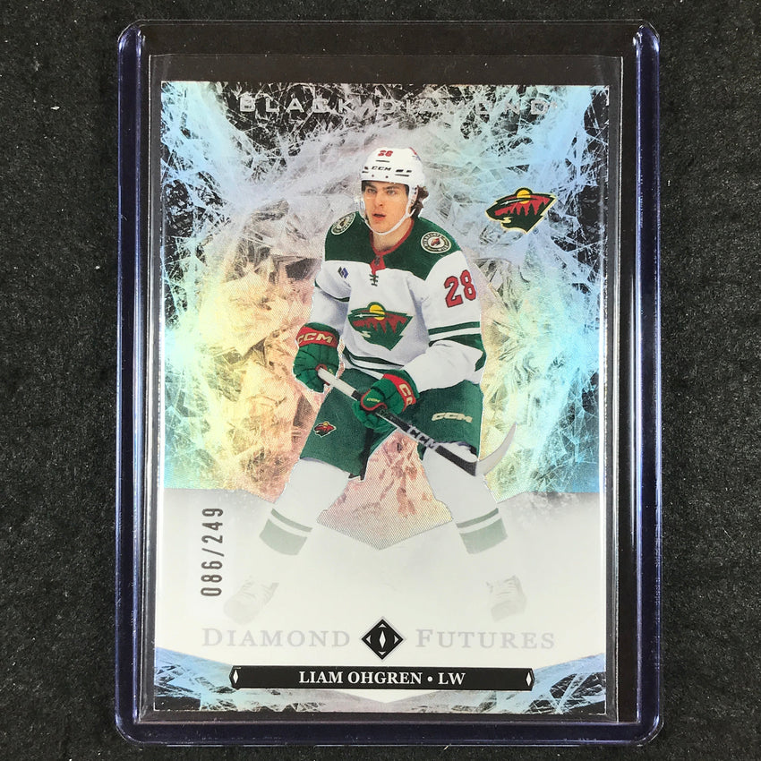 2024-25 Black Diamond NHL LIAM OHGREN Diamond Futures Rookie 86/249