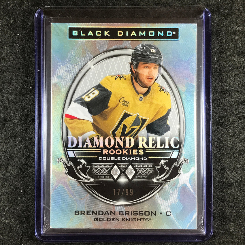 2024-25 Black Diamond NHL BRENDAN BRISSON Diamond Relic Rookies Double 17/99