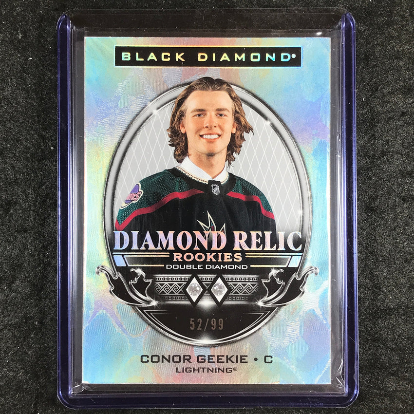 2024-25 Black Diamond NHL CONOR GEEKIE Diamond Relic Rookies Double 52/99