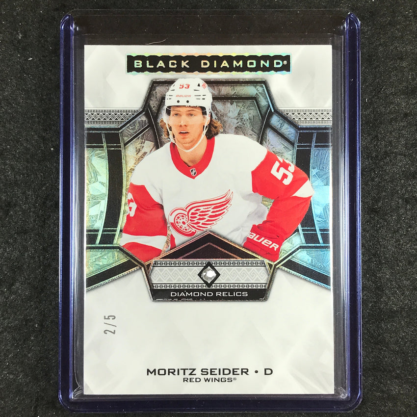 2024-25 Black Diamond NHL MORITZ SEIDER Base Diamond Relics 2/5