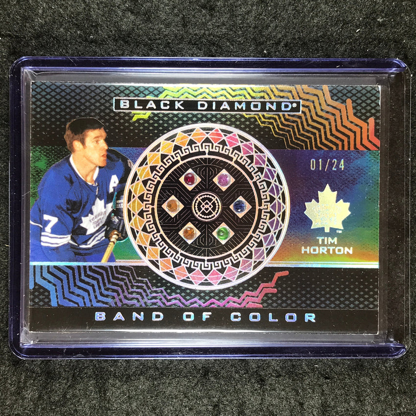 2024-25 Black Diamond NHL TIM HORTON Band of Color Diamond Relic 1/24