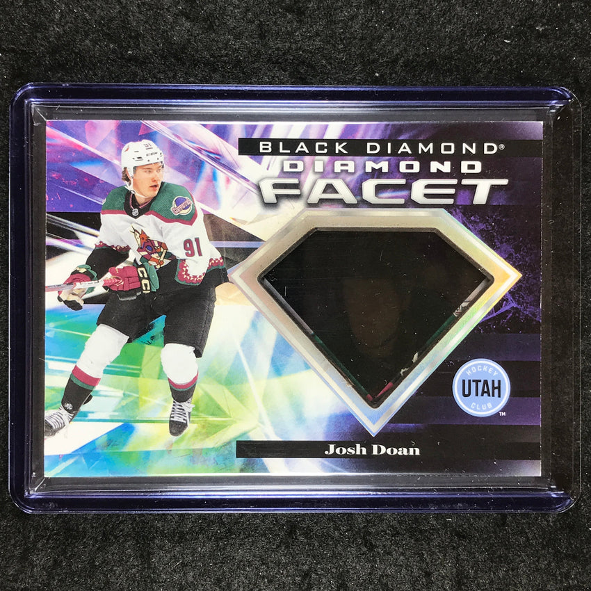2024-25 Black Diamond NHL JOSH DOAN Diamond Facet Rookie #JD