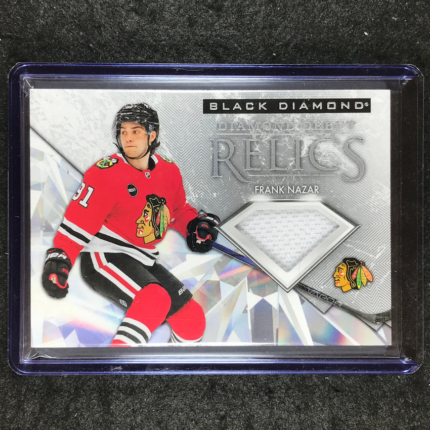 2024-25 Black Diamond NHL FRANK NAZAR Diamond Debut Relics Rookie Jersey #FN