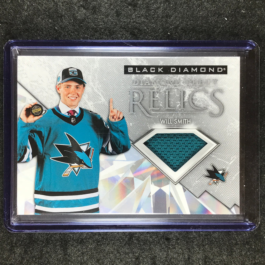 2024-25 Black Diamond NHL WILL SMITH Diamond Debut Relics Rookie Jersey #WS