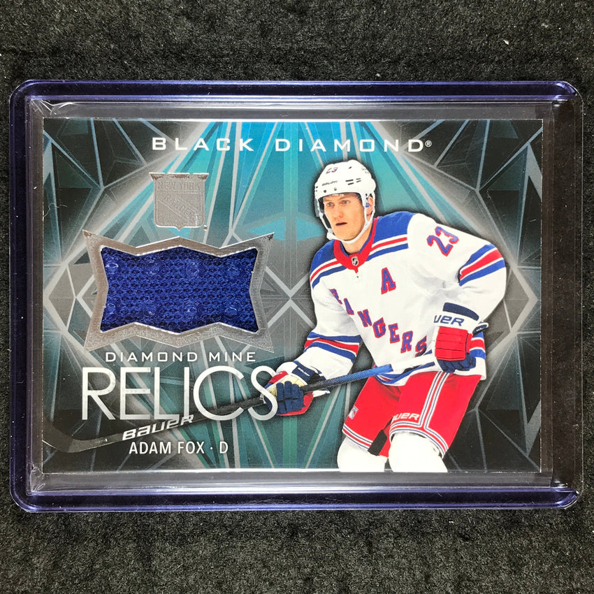 2024-25 Black Diamond NHL ADAM FOX Diamond Mine Relics Jersey #AF