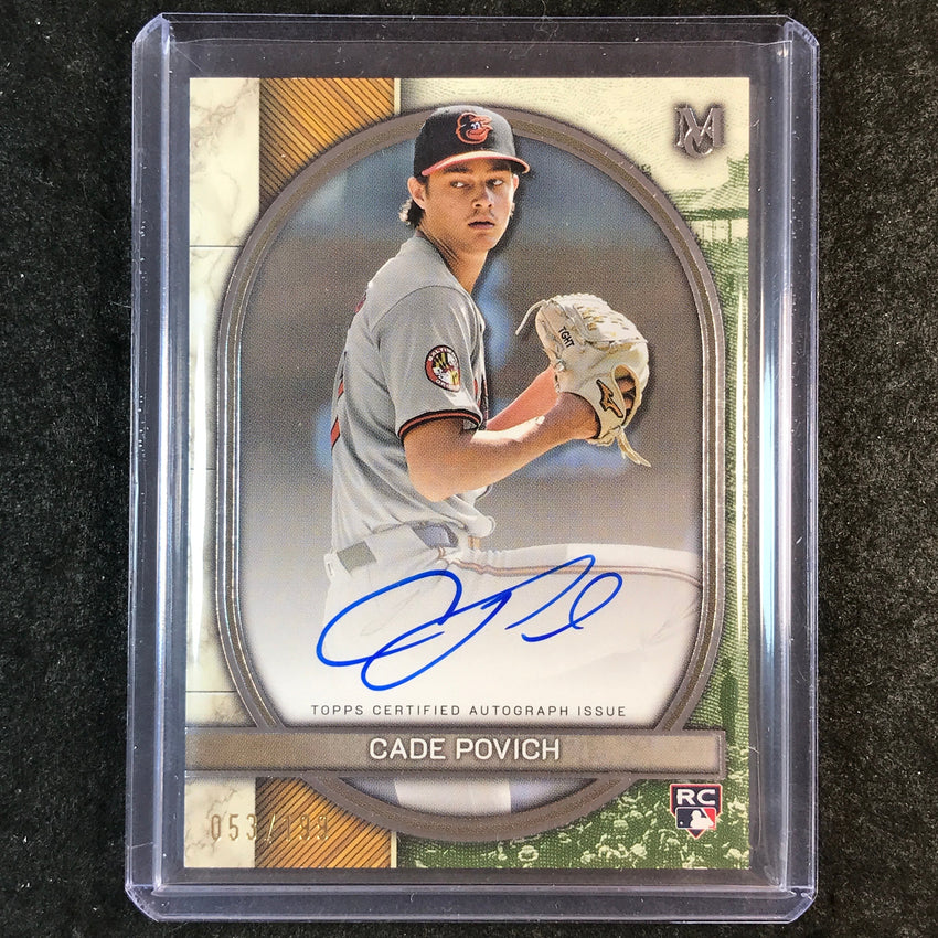 2025 Museum Baseball CADE POVICH Archival Rookie Auto 53/199