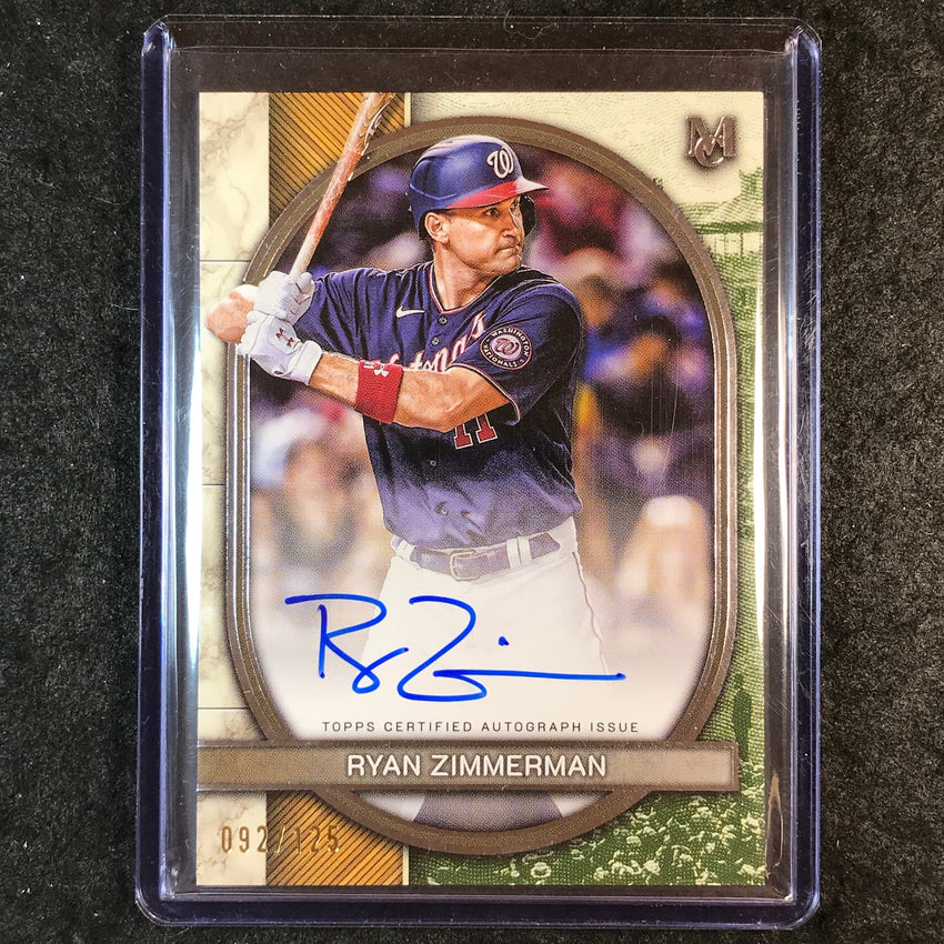 2025 Museum Baseball RYAN ZIMMERMAN Archival Auto 92/125