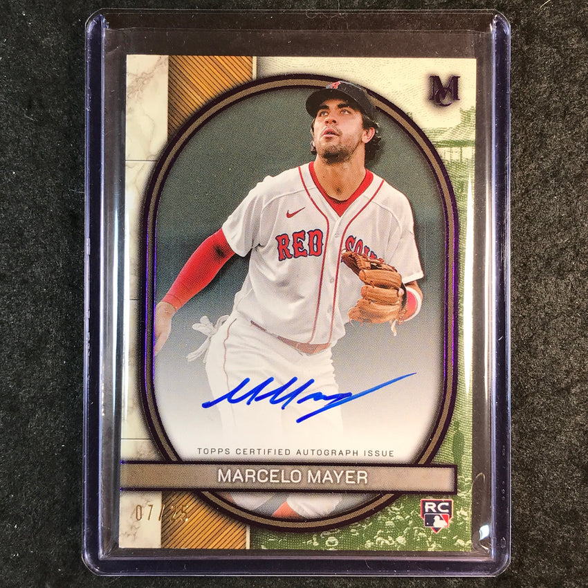 2025 Museum Baseball MARCELO MAYER Archival Rookie Auto Amethyst 7/25