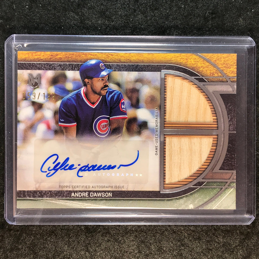 2025 Museum Baseball ANDRE DAWSON Signature Swatches Dual Relic Auto 59/199