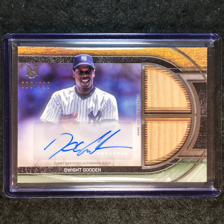 2025 Museum Baseball DWIGHT GOODEN Signature Swatches Dual Relic Auto 65/199