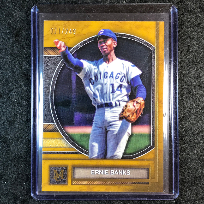 2025 Museum Baseball ERNIE BANKS Gold 21/249 #82