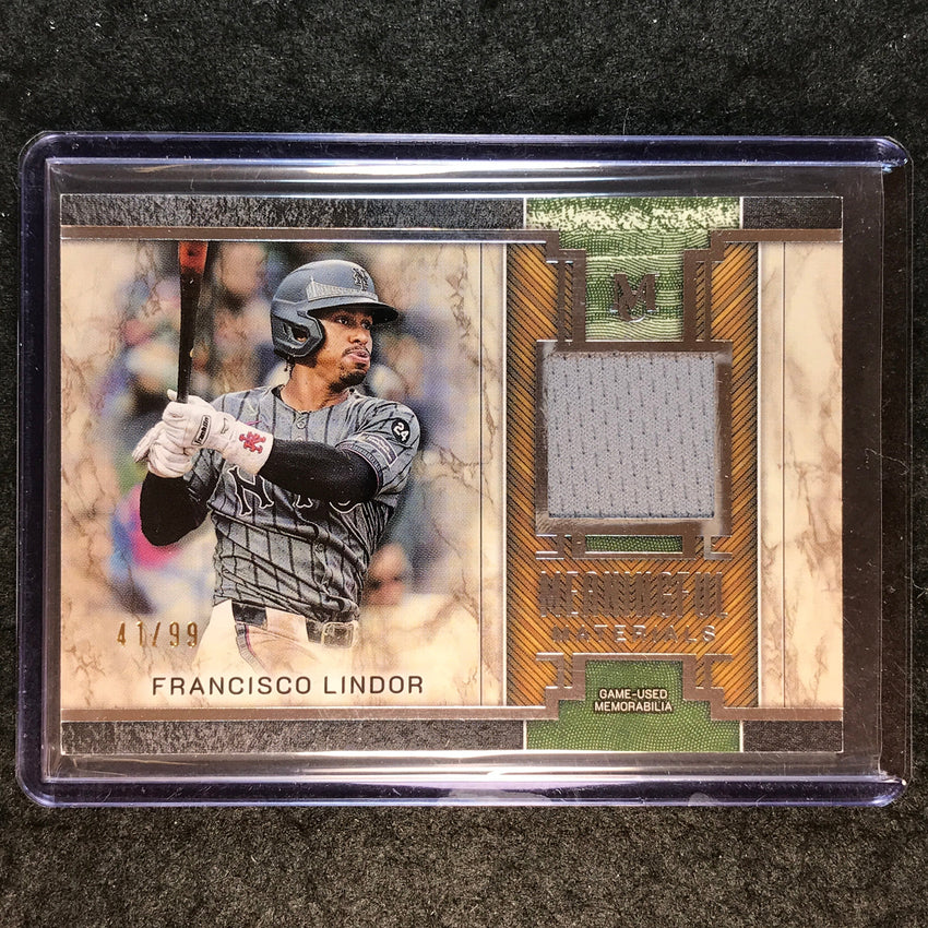 2025 Museum Baseball FRANCISCO LINDOR Meaningful Material Relic 41/99