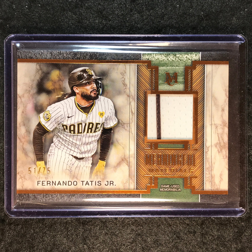 2025 Museum Baseball FERNANDO TATIS JR. Meaningful Material Relic Copper 51/75