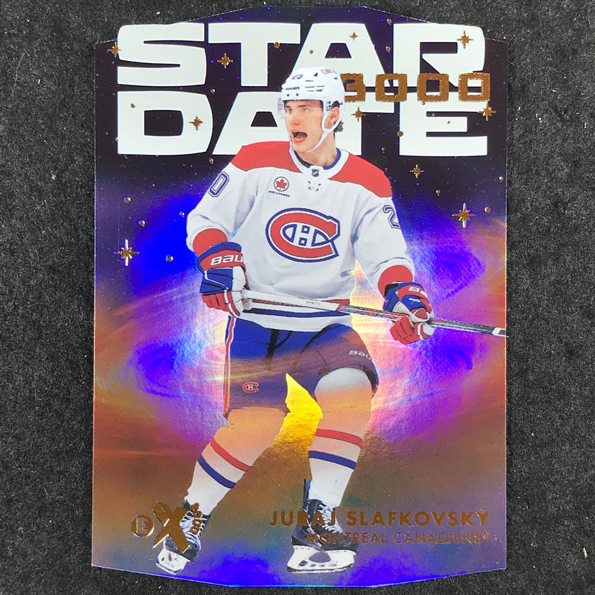 2023-24 Skybox E-X 2000 NHL JURAJ SLAFKOVSKY Star Date 3000 Die-Cut #12