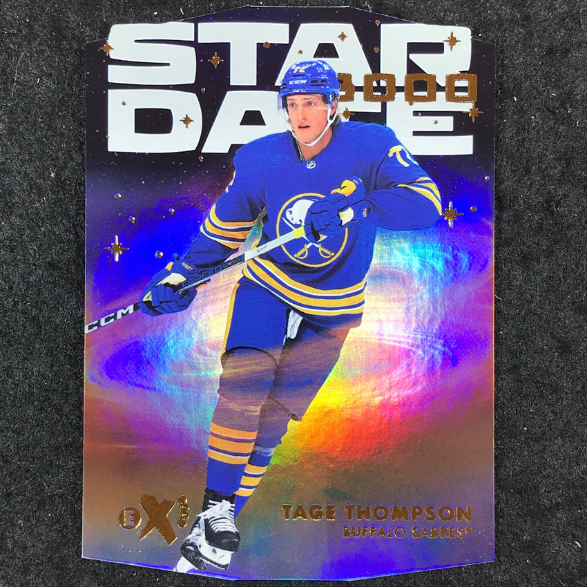 2023-24 Skybox E-X 2000 NHL TAGE THOMPSON Star Date 3000 Die-Cut #17