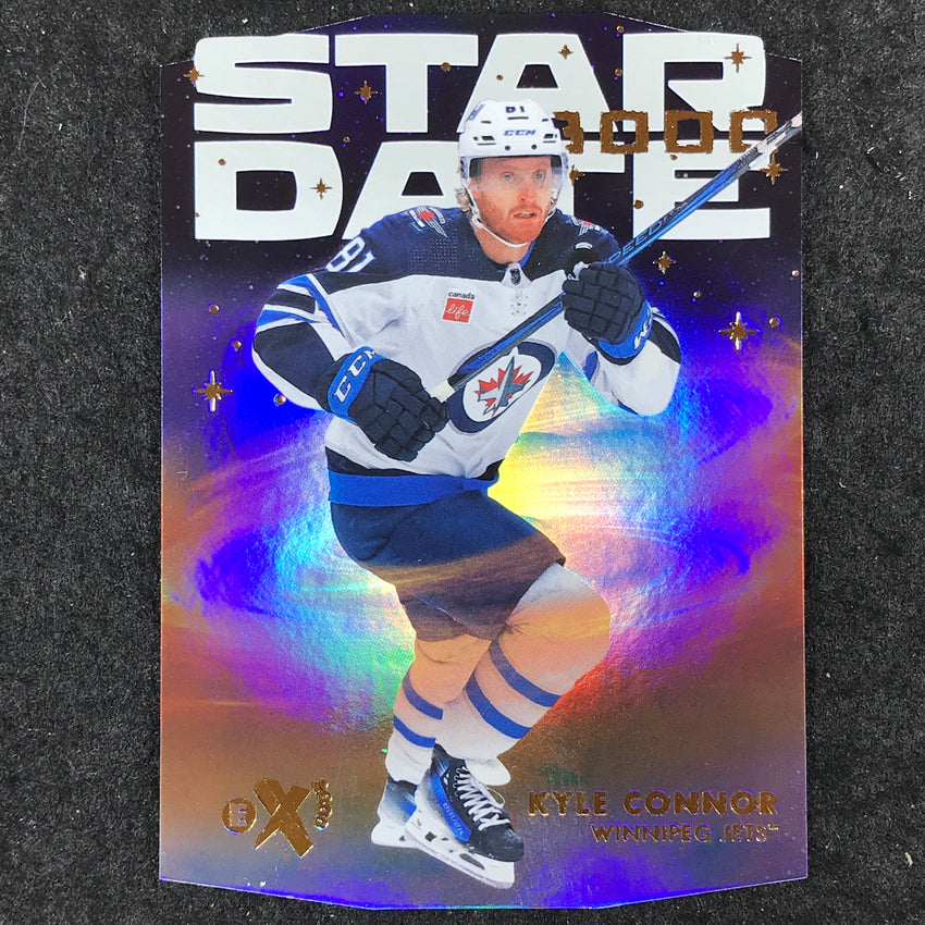 2023-24 Skybox E-X 2000 NHL KYLE CONNOR Star Date 3000 Die-Cut #24