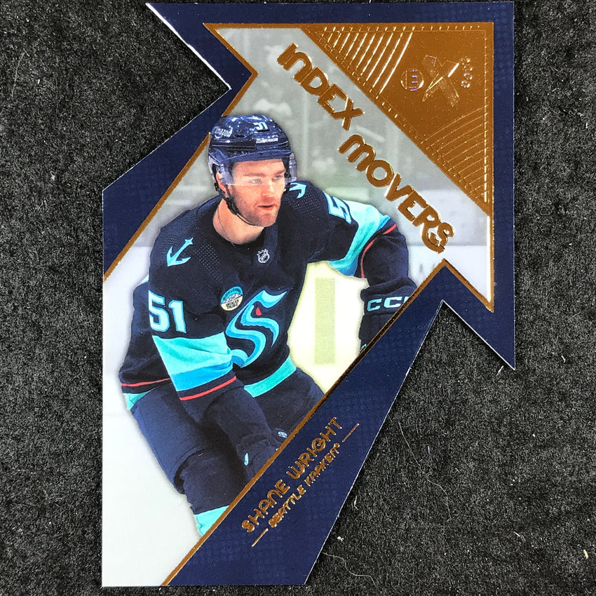 2023-24 Skybox E-X 2000 NHL SHANE WRIGHT Index Movers Die-Cut #2