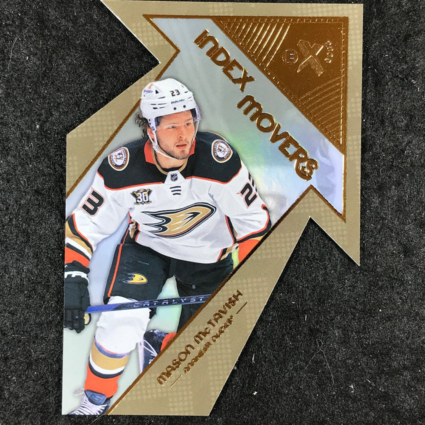 2023-24 Skybox E-X 2000 NHL MASON MCTAVISH Index Movers Die-Cut #7