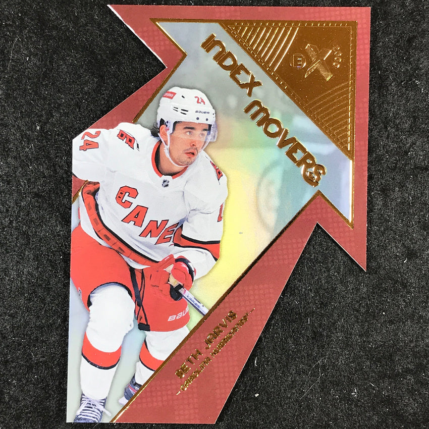 2023-24 Skybox E-X 2000 NHL SETH JARVIS Index Movers Die-Cut #9