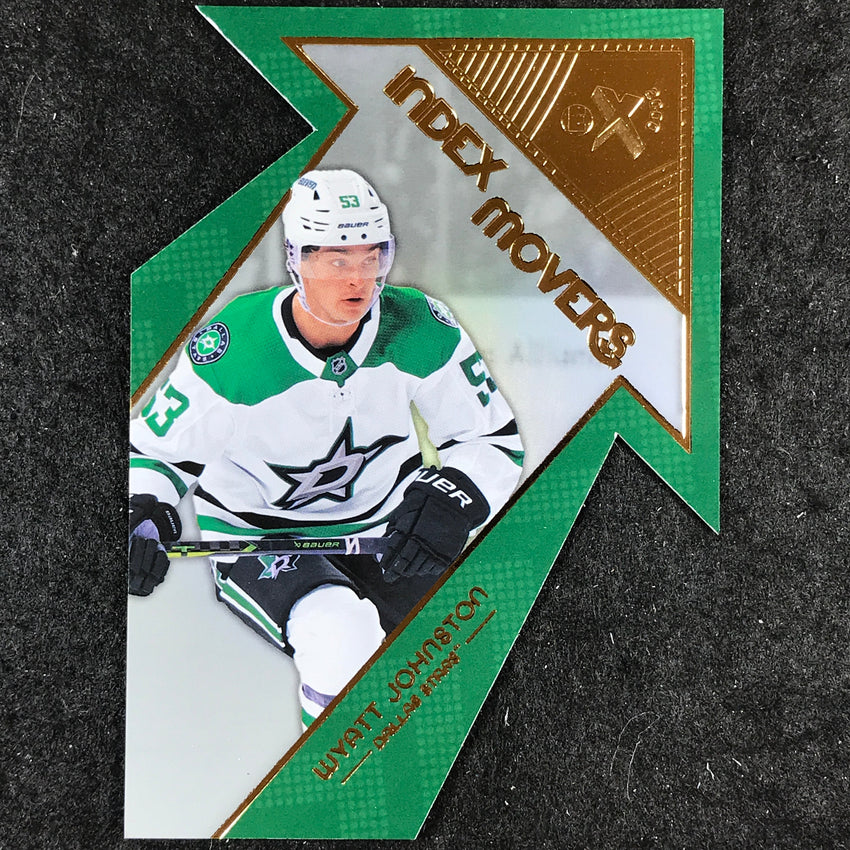 2023-24 Skybox E-X 2000 NHL WYATT JOHNSTON Index Movers Die-Cut #12
