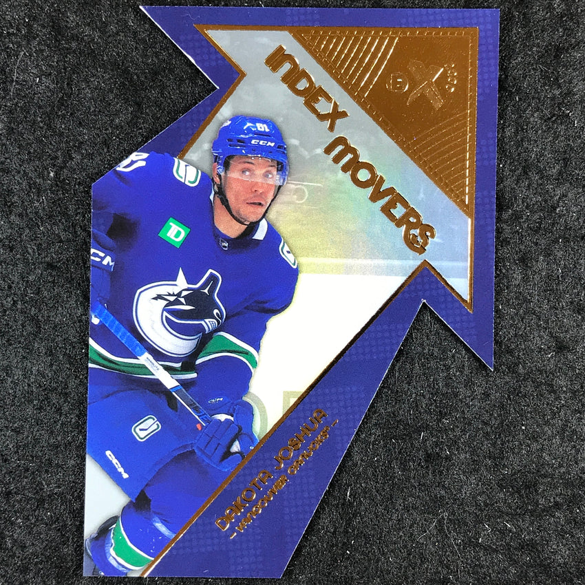 2023-24 Skybox E-X 2000 NHL DAKOTA JOSHUA Index Movers Die-Cut #13