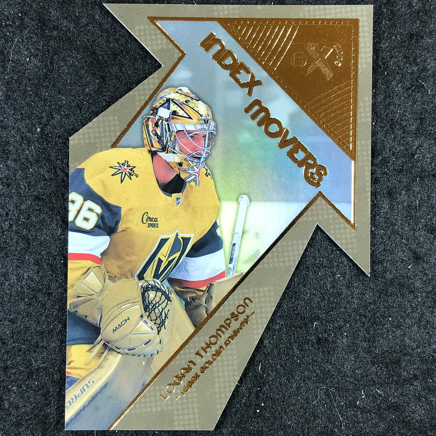 2023-24 Skybox E-X 2000 NHL LOGAN THOMPSON Index Movers Die-Cut #15
