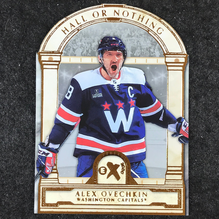 2023-24 Skybox E-X 2000 NHL ALEX OVECHKIN Hall or Nothing Die-Cut #1
