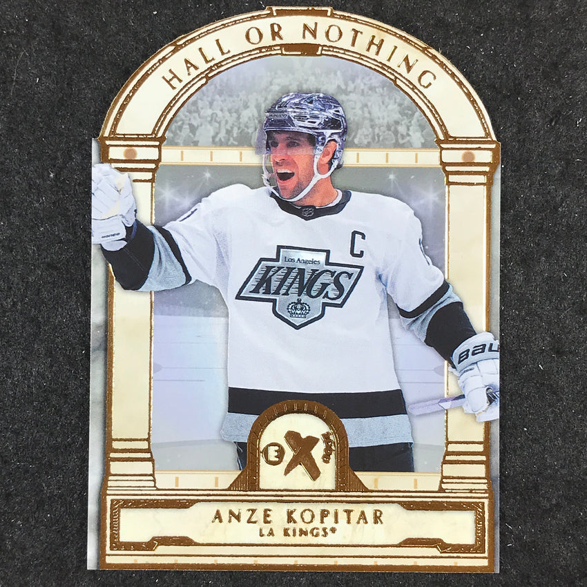 2023-24 Skybox E-X 2000 NHL ANZE KOPITAR Hall or Nothing Die-Cut #3