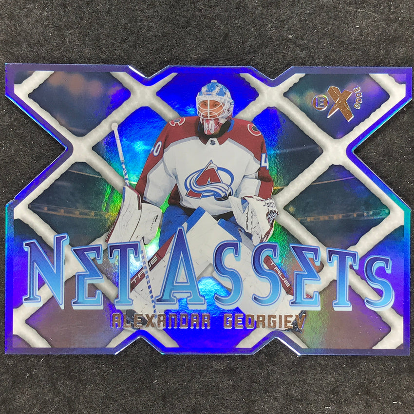 2023-24 Skybox E-X 2000 NHL ALEXANDAR GEORGIEV Net Assets Die Cut 3 of 30