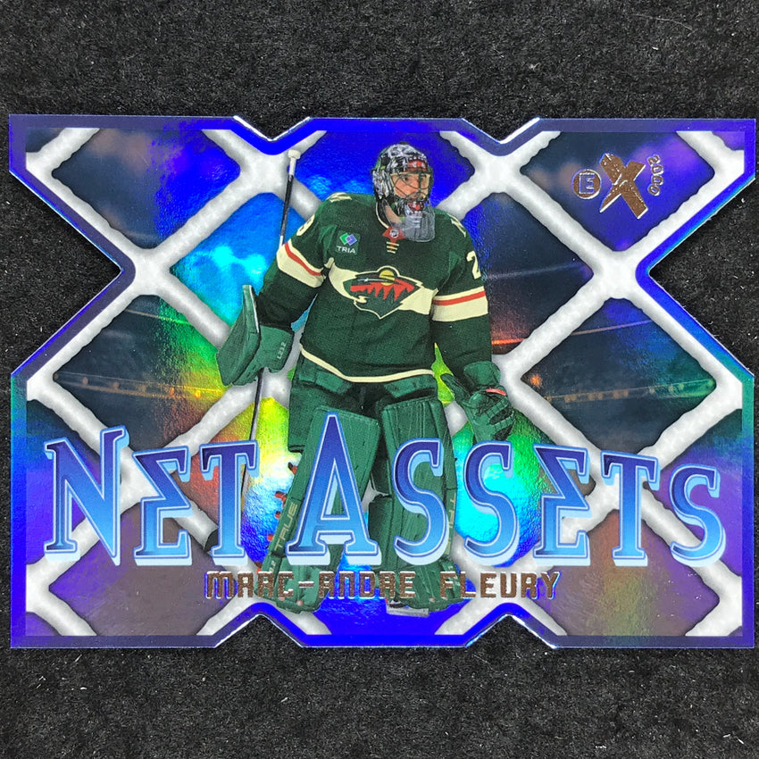 2023-24 Skybox E-X 2000 NHL MARC-ANDRE FLEURY Net Assets Die Cut 8 of 30