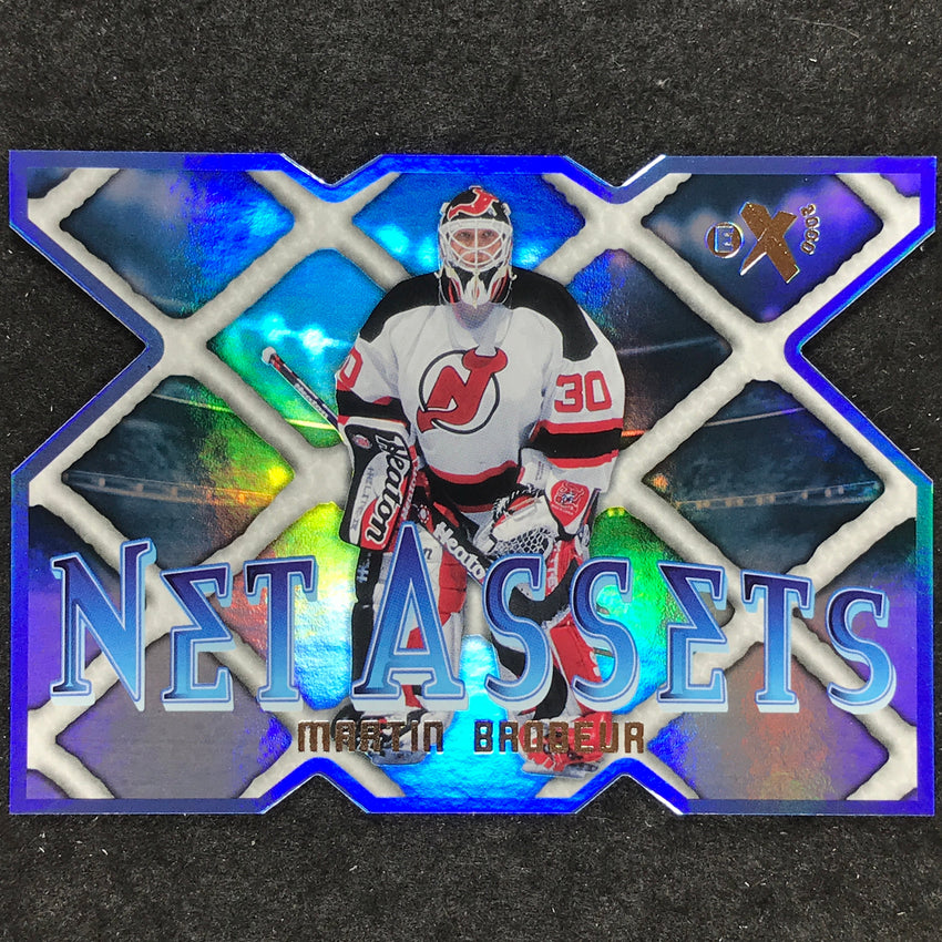 2023-24 Skybox E-X 2000 NHL MARTIN BRODEUR Net Assets Die Cut 29 of 30