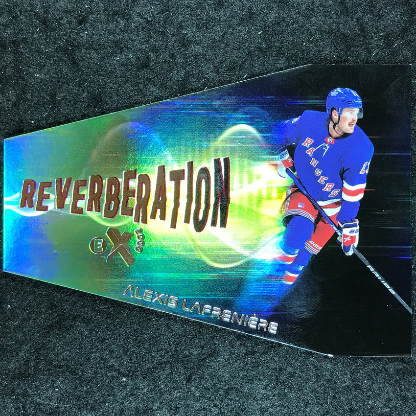 2023-24 Skybox E-X 2000 NHL ALEXIS LAFRENIERE Reverberation Die-Cut 16 of 20
