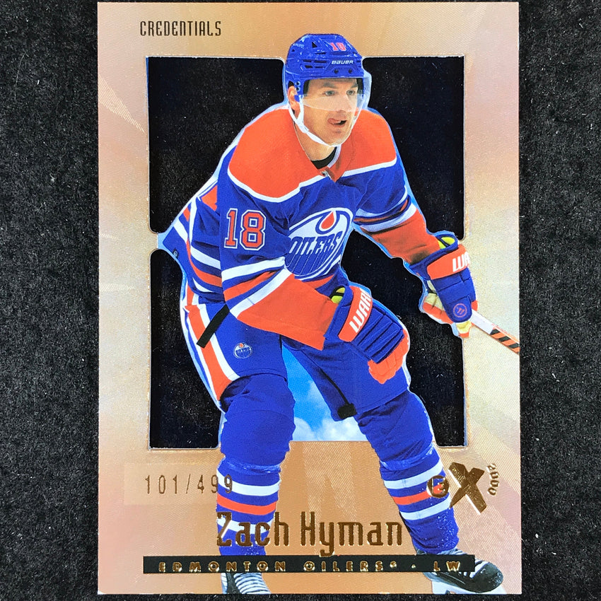 2023-24 Skybox E-X 2000 NHL ZACH HYMAN Base Credentials 101/499 #93