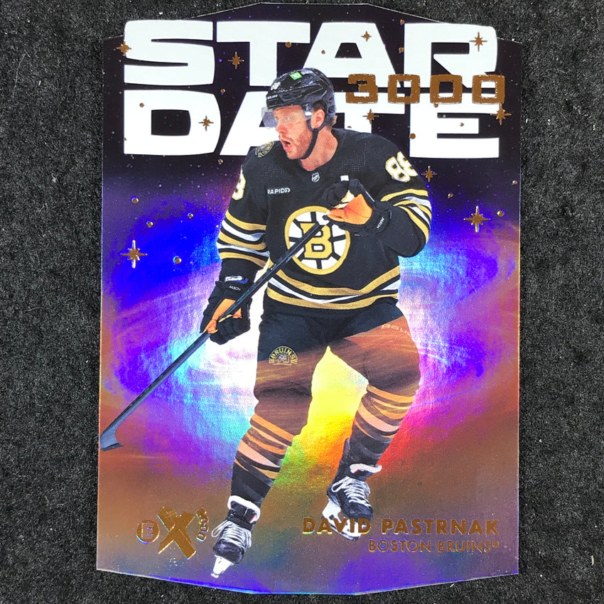 2023-24 Skybox E-X 2000 NHL DAVID PASTRNAK Star Date 3000 Die-Cut #7