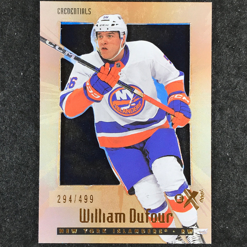 2023-24 Skybox E-X 2000 NHL WILLIAM DUFOUR Rookie Base Credentials 294/499 #103