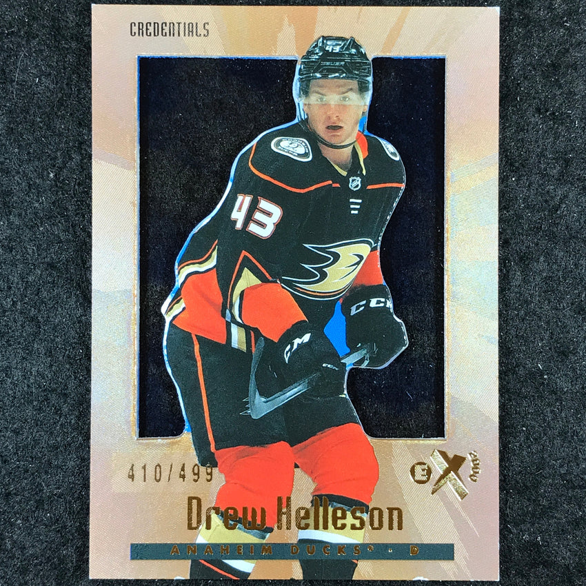 2023-24 Skybox E-X 2000 NHL DREW HELLESON Rookie Base Credentials 410/499 #146