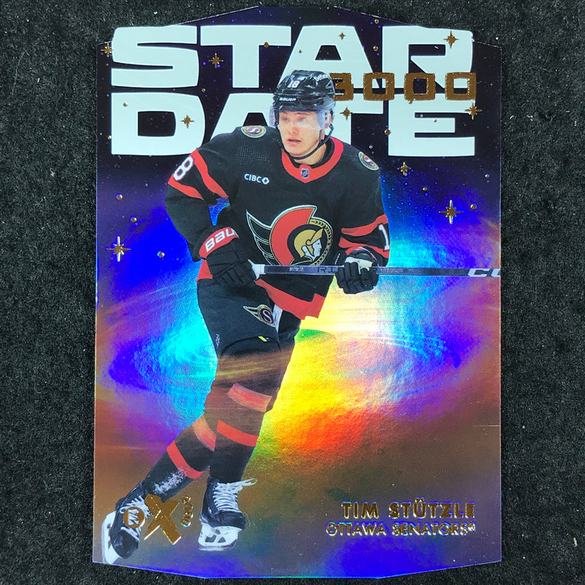 2023-24 Skybox E-X 2000 NHL TIM STUTZLE Star Date 3000 Die-Cut #9