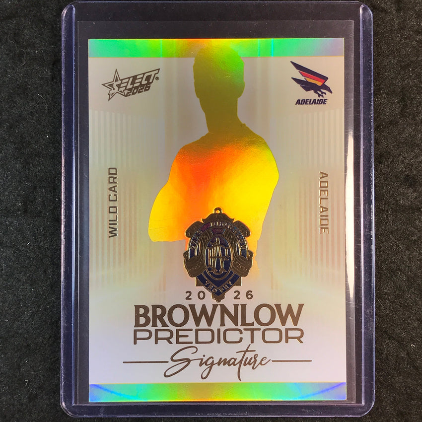 2026 Select AFL Footy Stars ADELAIDE Brownlow Signature Predictor 009/220