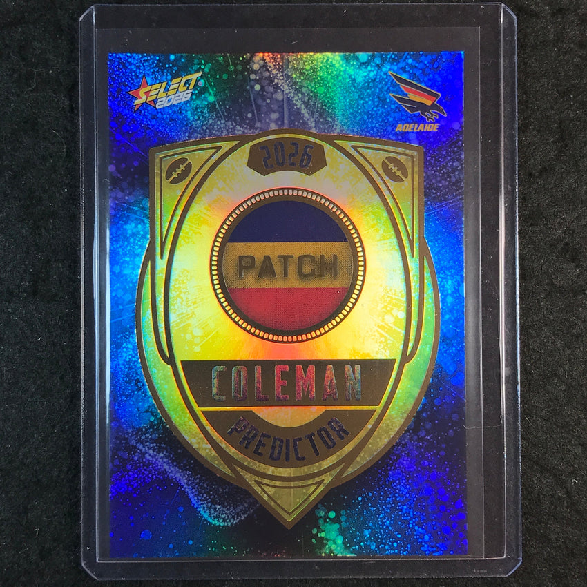 2026 Select AFL Footy Stars ADELAIDE Coleman Patch Predictor 56/220 ...