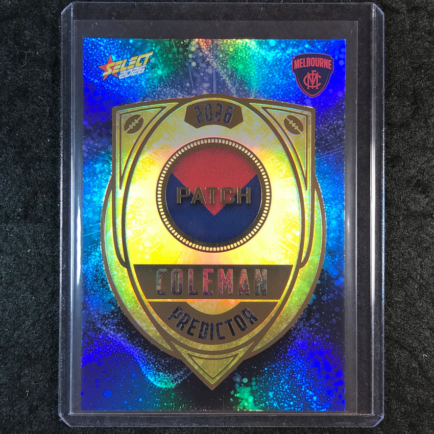 2026 Select AFL Footy Stars MELBOURNE Coleman Patch Predictor 50/220