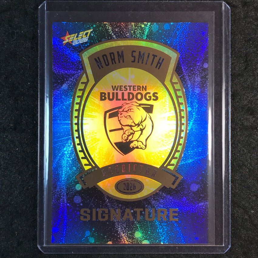 2026 Select AFL Footy Stars BULLDOGS Norm Smith Signature Predictor 13/220