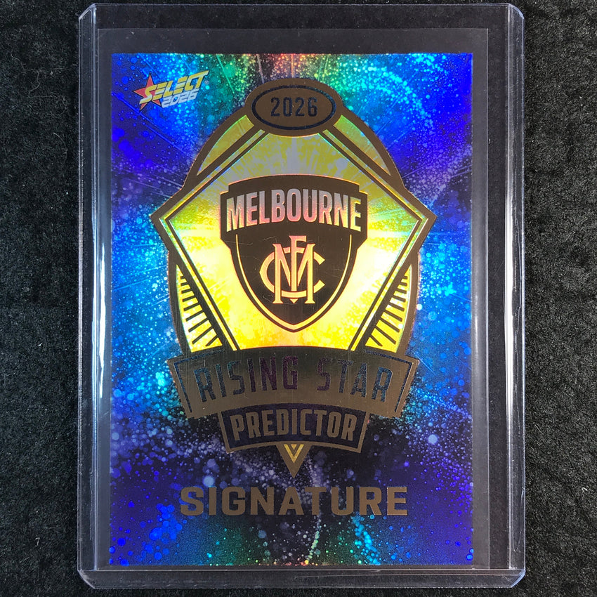 2026 Select AFL Footy Stars MELBOURNE Rising Star Signature Predictor 118/220