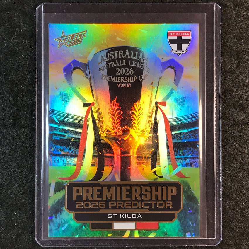 2026 Select AFL Footy Stars ST KILDA Premiership Predictor 140/220