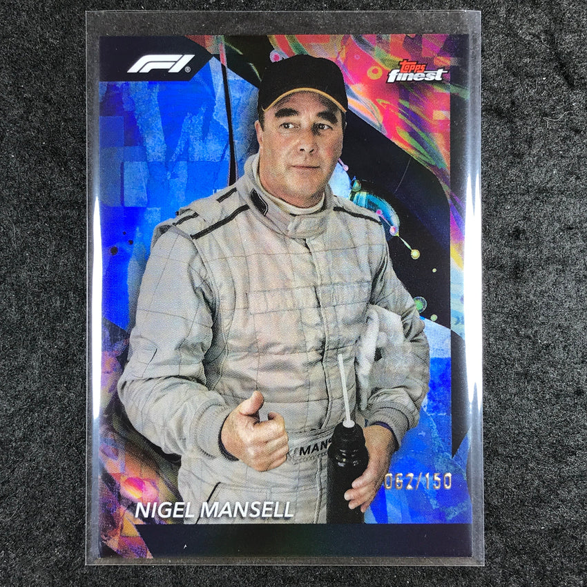 2024 Topps Finest Formula 1 NIGEL MANSELL Uncommon Blue /150 #193