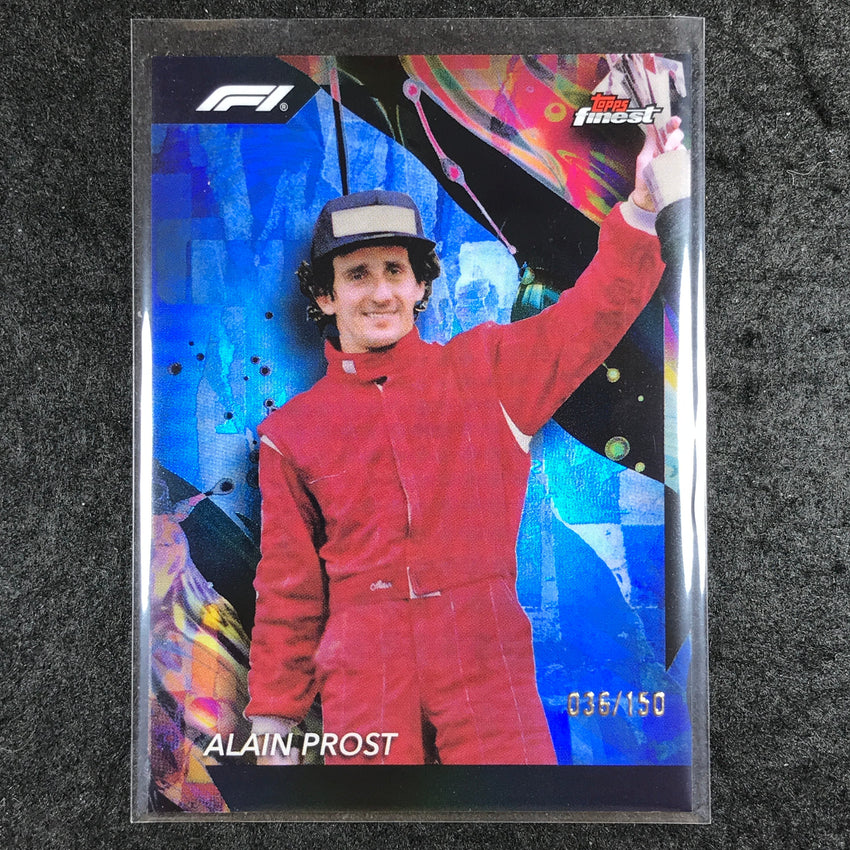 2024 Topps Finest Formula 1 ALAIN PROST Uncommon Blue /150 #194