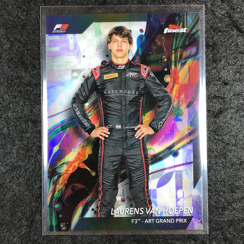 2024 Topps Finest Formula 1 LAURENS VAN HOEPEN Base Common Refractor #65