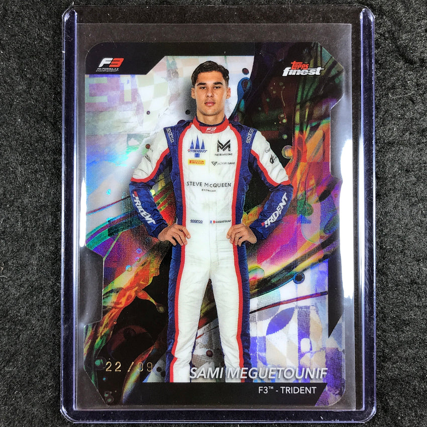 2024 Topps Finest Formula 1 SAMI MEGUETOUNIF Common Die-Cut 22/99 #47