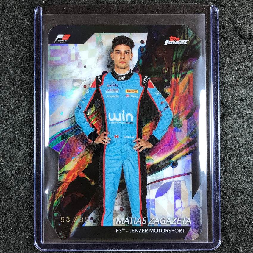 2024 Topps Finest Formula 1 MATIAS ZAGAZETA Common Die-Cut 93/99 #60