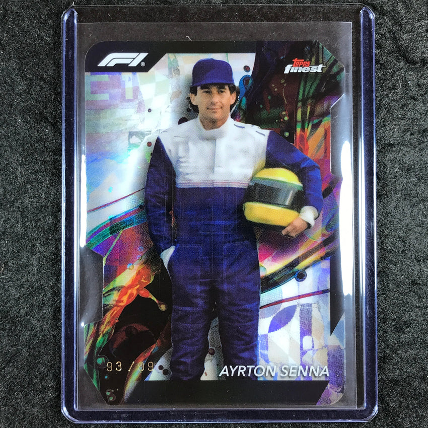 2024 Topps Finest Formula 1 AYRTON SENNA Common Die-Cut 93/99 #74
