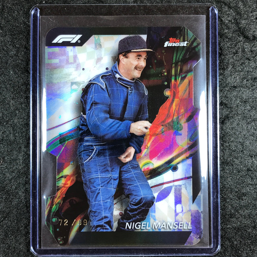 2024 Topps Finest Formula 1 NIGEL MANSELL Common Die-Cut 72/99 #75